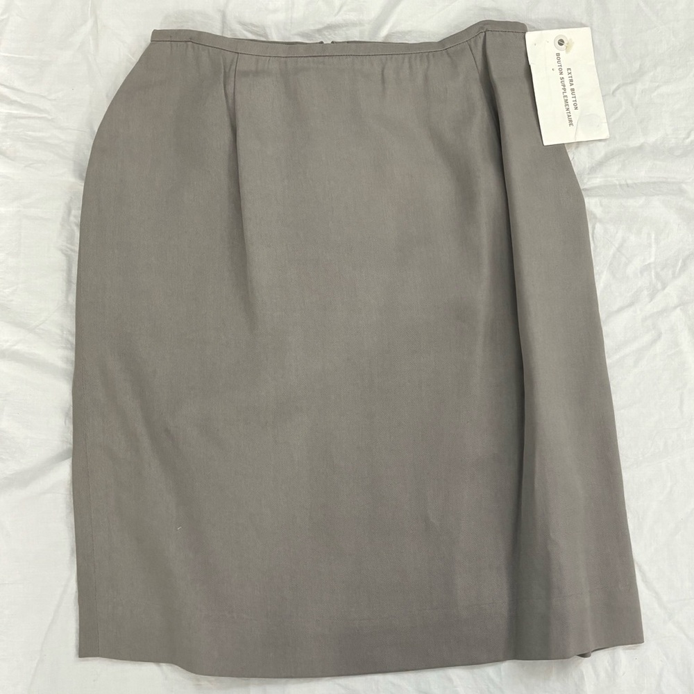 womens 90s vintage Jones New York gray mini skirt - sz 4 NWT